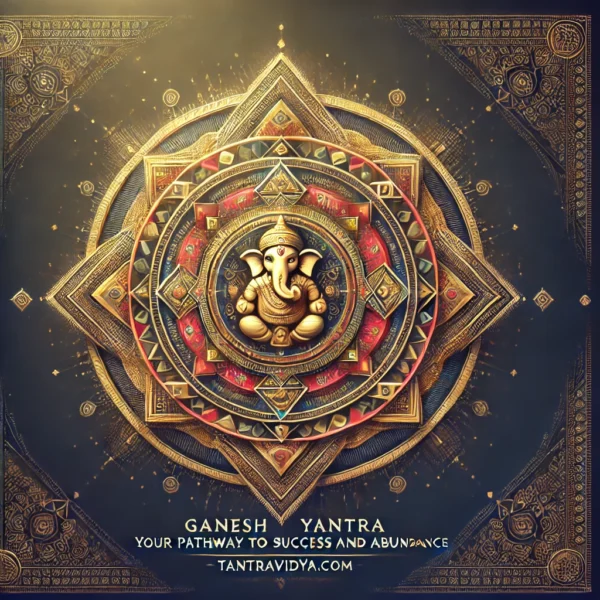 The Ganesh Yantra is a powerful spiritual tool designed to invoke the blessings of Lord Ganesh, the revered Hindu deity known as the remover of obstacles and the harbinger of success. Whether you’re starting a new venture, striving for personal growth, or seeking spiritual peace, this yantra harnesses divine energies to foster prosperity, remove hindrances, and attract good fortune. Handcrafted with precise geometrical patterns, the Ganesh Yantra embodies sacred energies and serves as a beacon of positivity and guidance in every aspect of life.